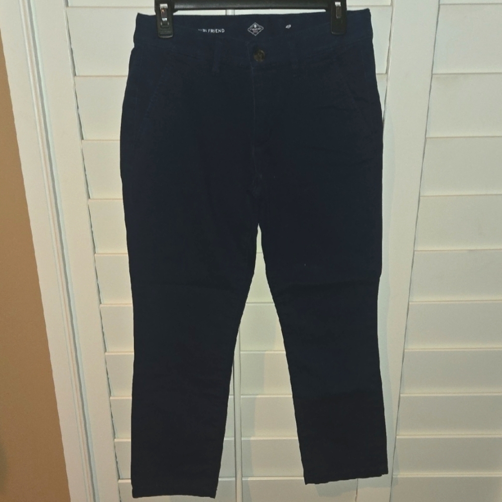 St. John's Bay Blue Ankle Cropped Pants